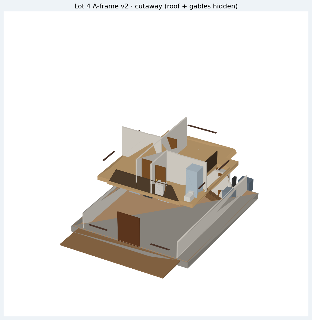 Lot 4 A-frame v2 cutaway